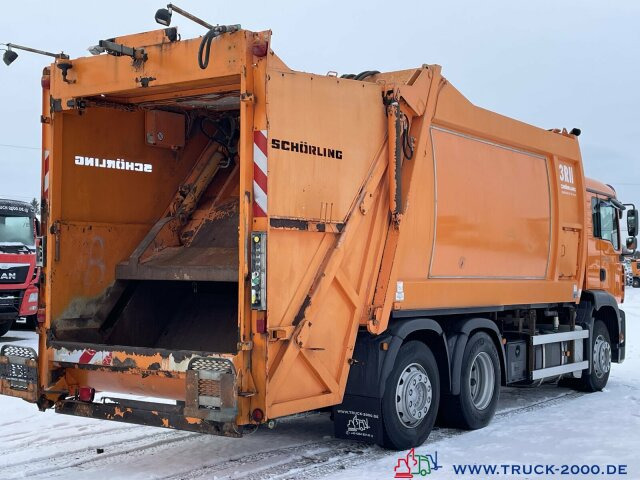 משאית אשפה עבור הובלה של אשפה MAN TGA 26.310 Schörling 3R II - Klima 3 Sitzplätze: תמונה 12