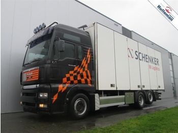 משאית תיבה MAN TGA 26.480 6X2  MANUEL FULL SIDE OPEN BOX EURO 3: תמונה 1