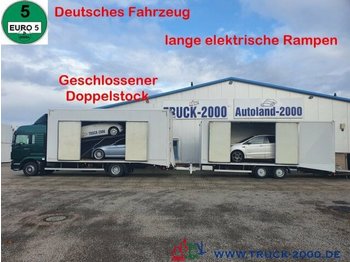 משאית הובלה אוטומטית MAN TGM 15.290 Doppelstock Geschlossen 3 Fahrzeuge: תמונה 1