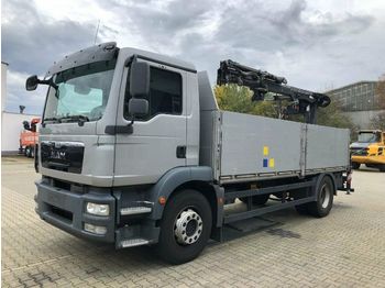 משאית צד נופל/ שטוחה MAN TGM 18.340 Pritsche Kran ATLAS 105.2 *Hochsitz: תמונה 1