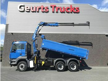 מזהיר MAN TGS 26 400 6X6 KIPPER+KRAAN/KRAN/CRANE/GRUA: תמונה 1