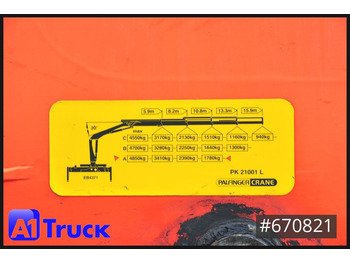 משאית צד נופל/ שטוחה, משאית מנוף MAN TGS 26.440,  Kran PK21000-3L Lenkachse,: תמונה 3