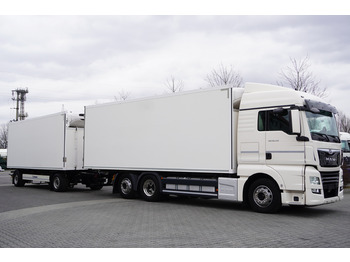 משאית קירור MAN TGX 26.510 6×2 E6 refrigerator set/ ATP/FRC / Krone refrigerator / 18+18 pallets: תמונה 2