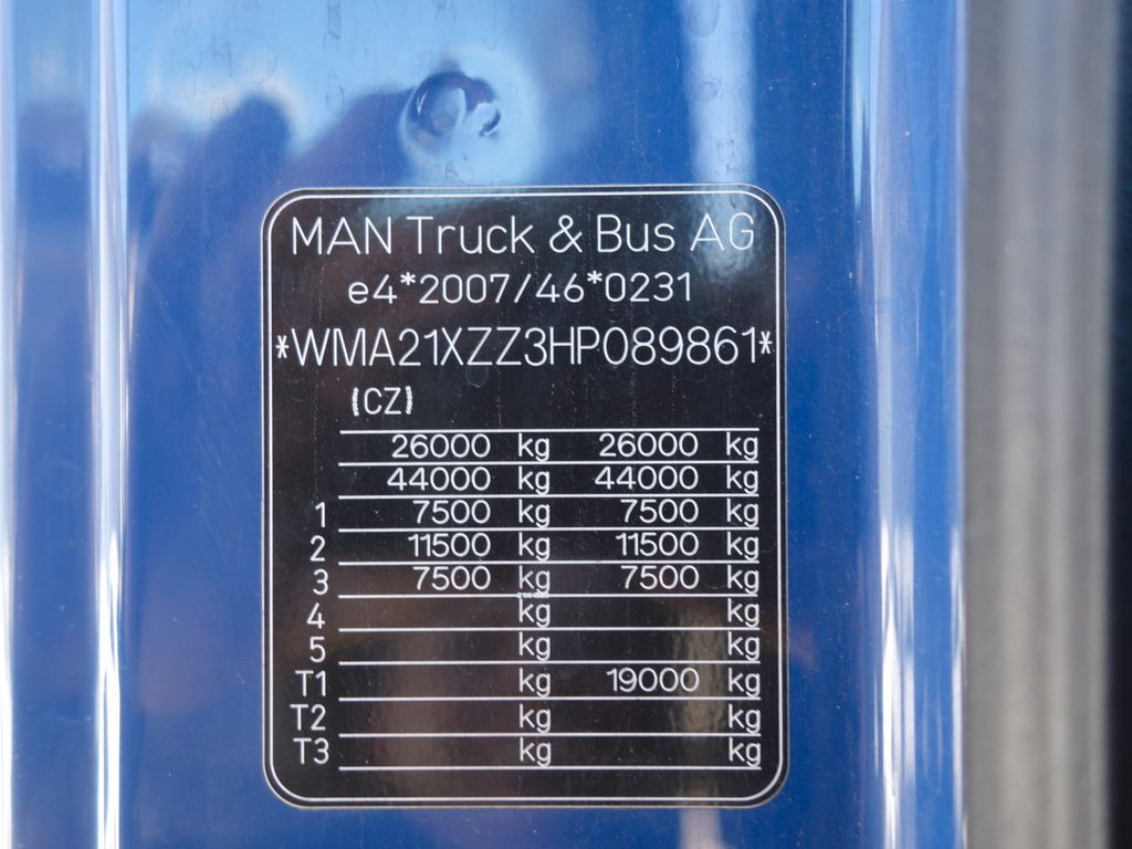 משאית עם שלדת תא MAN TGX 500 6x2: תמונה 11