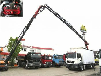 משאית צד נופל/ שטוחה MAN TG-S 26.360 6x2-2 BL Pritsche Heckkran Palfinge: תמונה 1