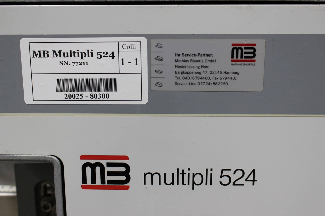 מכונת הדפסה MB Baeuerle Multipli-CAS 52/4: תמונה 7