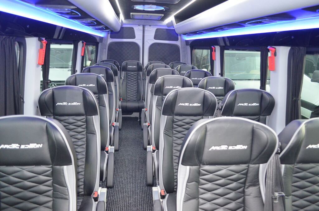 חָדָשׁ מיניבוס, כלי רכב מסחרי לנוסעים MERCEDES-BENZ Sprinter 519 4x4 high and low drive: תמונה 5