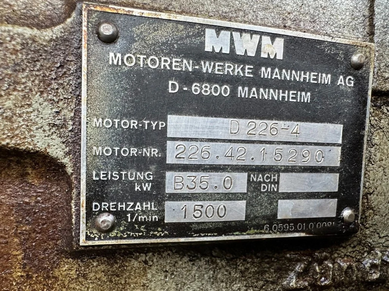 ערכת גנרטורים MWM D 226-4 AvK 35 kVA Marine generatorset: תמונה 4