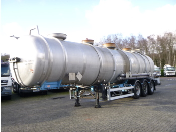 סמיטריילר מכל עבור הובלה של כימיקלים Magyar Chemical / ACID tank inox 38 m3 / 3 comp: תמונה 1