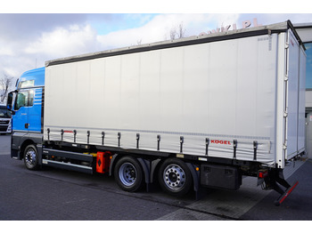 משאית וילונות צד Man TGX 26.500 6×2 E6 BDF Curtain Kogel 18 pallets / 2020: תמונה 4