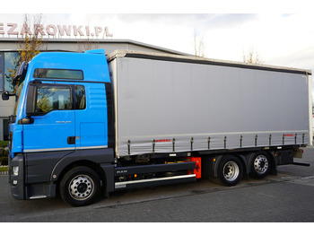 משאית וילונות צד Man TGX 26.500 6×2 E6 BDF Curtain Kogel 18 pallets / 2020: תמונה 2