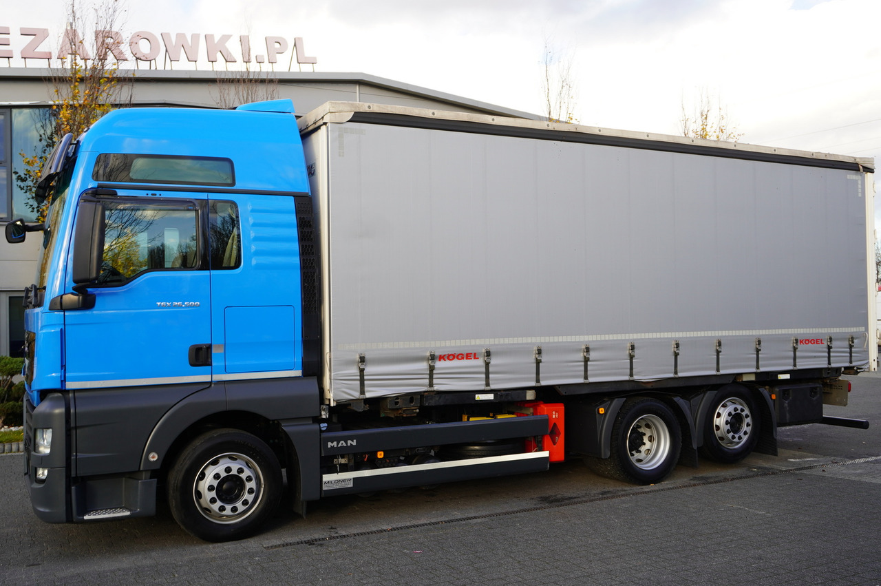 משאית וילונות צד Man TGX 26.500 6×2 E6 BDF Curtain Kogel 18 pallets / 2020: תמונה 2