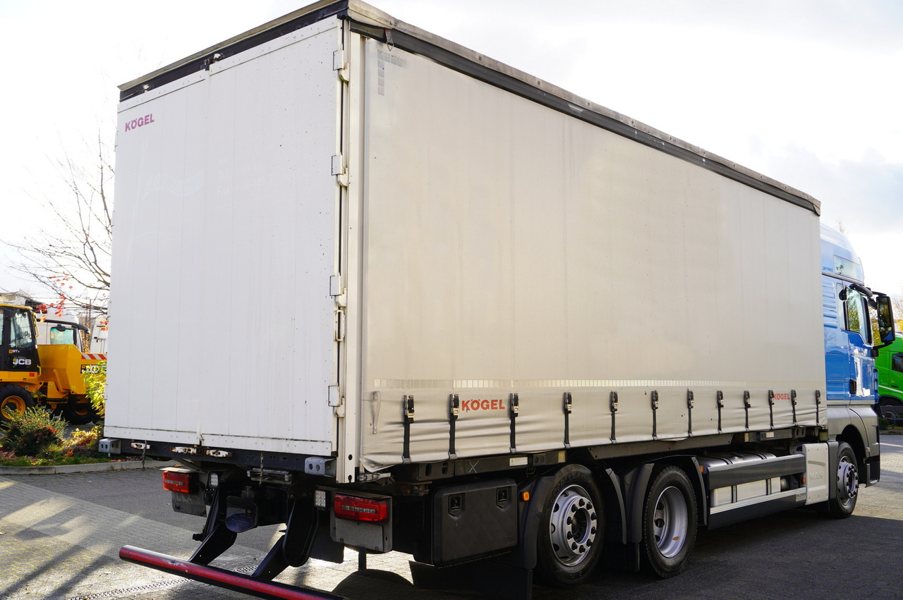 משאית וילונות צד Man TGX 26.500 6×2 E6 BDF Curtain Kogel 18 pallets / 2020: תמונה 7
