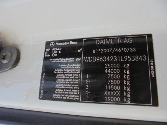 יחידת טרקטור Mercedes-Benz Actros 2545 6X2: תמונה 18