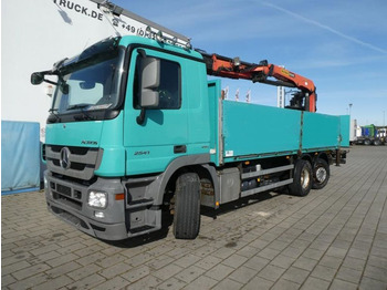 Mercedes-Benz Actros 2641 L 6x2 Pritsche Heckkran PK 18.001-L  - משאית צד נופל/ שטוחה, משאית מנוף: תמונה 5