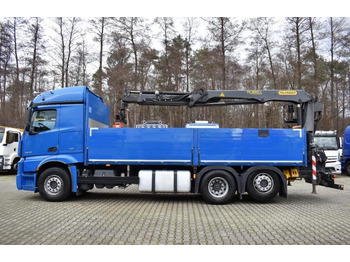 משאית מנוף, משאית צד נופל/ שטוחה Mercedes-Benz Actros 4/2545 L/6x2,Palfinger,Baustoff,Lenk,AHK: תמונה 3