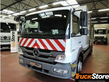 משאית צד נופל/ שטוחה Mercedes-Benz Atego 1216 L S-Fahrerhaus ABS Klima Airbag 4x2: תמונה 1