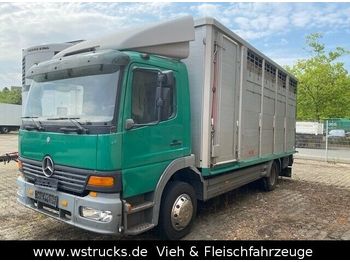 משאית להובלת בעלי חיים Mercedes-Benz Atego 1228 L KABA Doppelstock Vollalu: תמונה 1