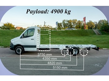 חָדָשׁ משאית אשפה Mercedes Sprinter Maxi 7440 kg, 4900 kg payload: תמונה 1