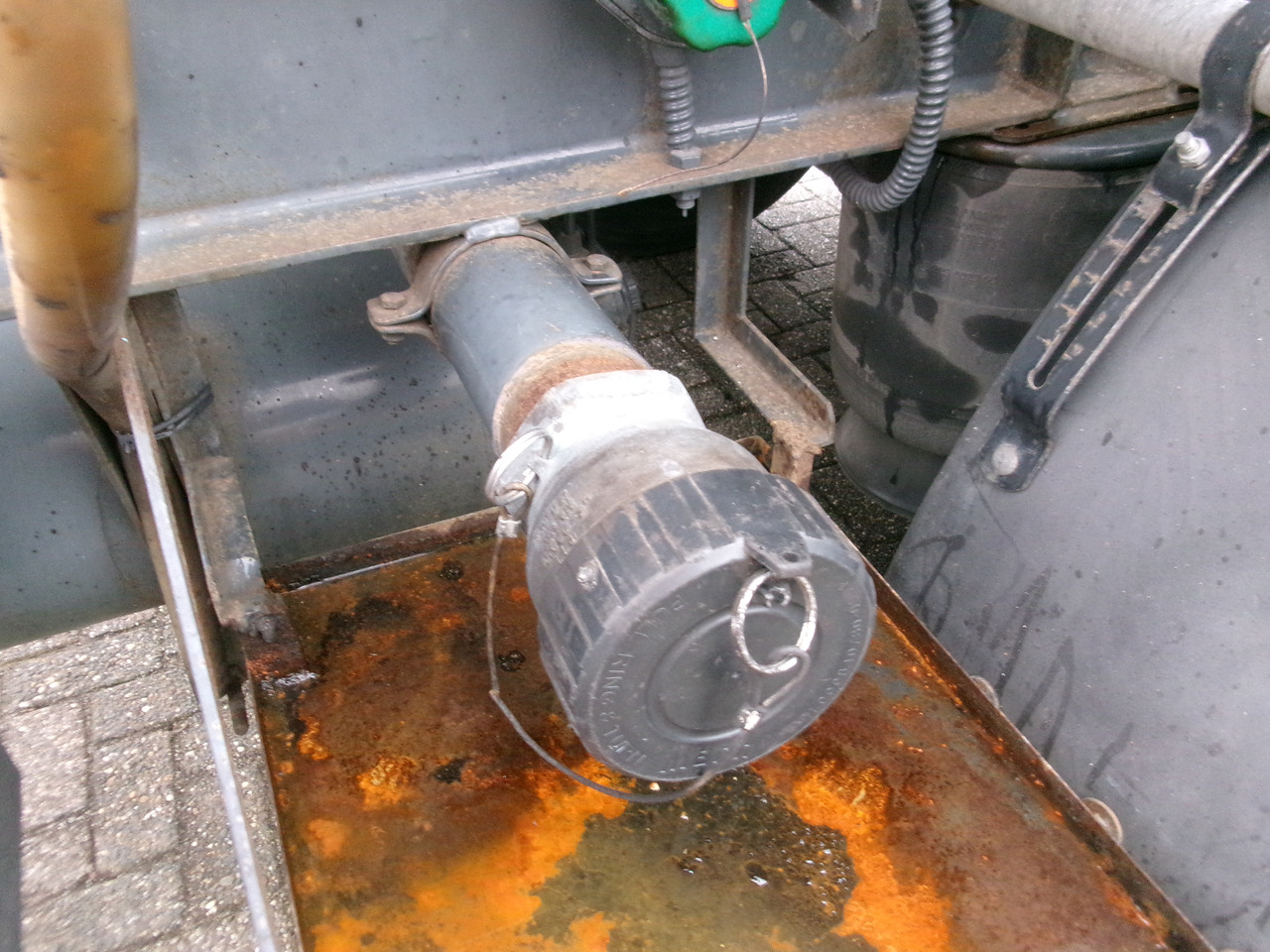 סמיטריילר מכל עבור הובלה של דלק Metalovouga Bitumen / heavy oil tank inox 26.9 m3 / 1 comp: תמונה 11