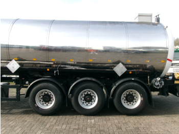 סמיטריילר מכל עבור הובלה של דלק Metalovouga Bitumen / heavy oil tank inox 29 m3 / 1 comp: תמונה 5
