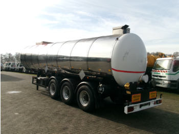 סמיטריילר מכל עבור הובלה של דלק Metalovouga Bitumen / heavy oil tank inox 29 m3 / 1 comp: תמונה 3