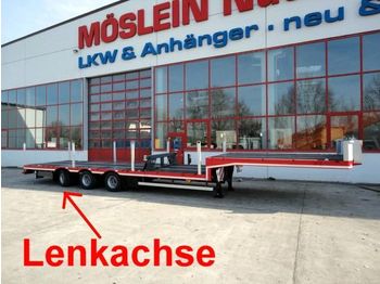 חָדָשׁ סמיטריילר עם מטען נמוך עבור הובלה של מכונות כבדות Möslein 3 Achs Satteltieflader für Fertigteile, Ba: תמונה 1