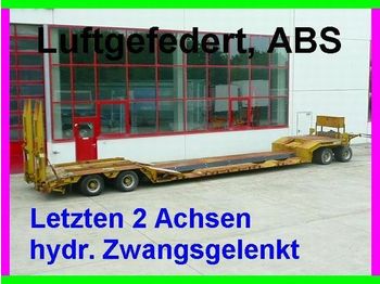 קרון נגרר עם מטען נמוך עבור הובלה של מכונות כבדות Müller-Mitteltal 4 Achs Tiefbett  Tieflader, hydr. gelenkt: תמונה 1