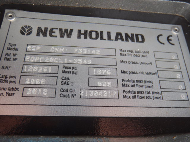 חָדָשׁ דלי מעמיס New Holland E135 -: תמונה 3