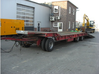 Nooteboom 3 achsen tieflader mit hydro rampen - קרון נגרר עם מטען נמוך