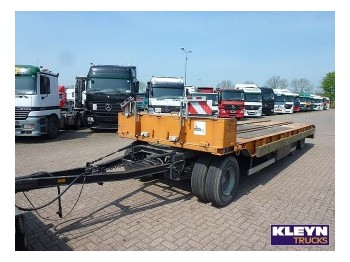 Nooteboom ASDV 28 3 AXLE CONTAINERTRAC - קרון נגרר צד נופל/ שטוח