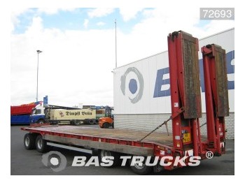 Nooteboom Steelsuspension Hydraulische Rampen ASD-40-22 - קרון נגרר עם מטען נמוך