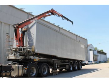 ORTHAUS OKMS24 Glas Kran Atlas AK140 - סמיטריילר עם מזהיר