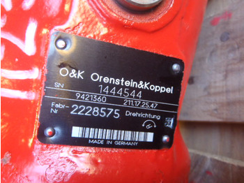 מנוע נדנדה עבור מכונת בנייה O&K 9421360 -: תמונה 3