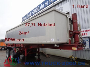 Orthaus 2 Achs Alu Mulde 24m³ aus 1. Hand  1.Hand - סמיטריילר עם מזהיר