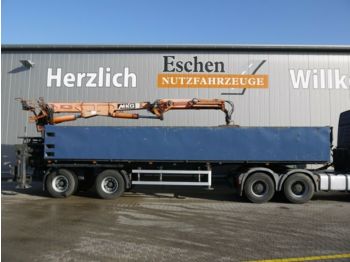 Orthaus OSF 18, MKG HLK 330 a 2 Kran, Luft, BPW  - סמיטריילר צד נופל/ שטוח