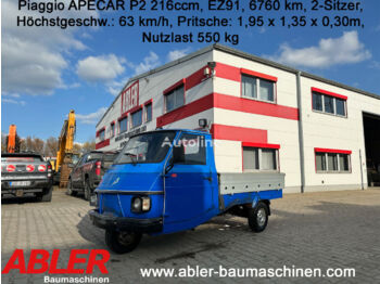 PIAGGIO APECAR P2 216 ccm - כלי רכב מסחרי במיטה שטוחה