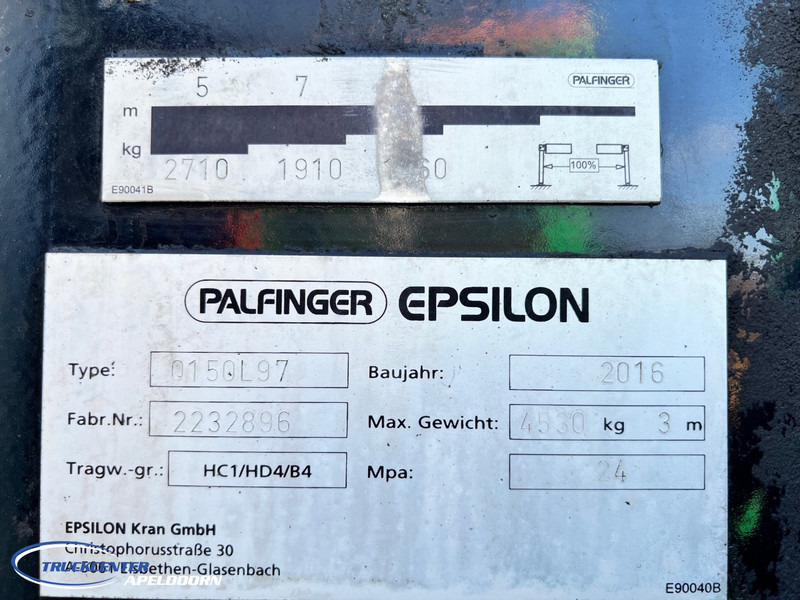 עגורן מעמיס Palfinger Epsilon Q150L97 Lifting cab: תמונה 3
