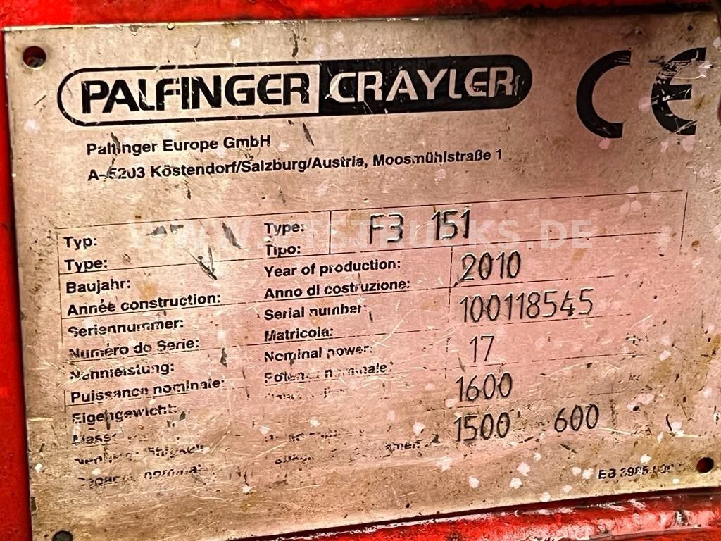 משאית הגעה Palfinger F3 151 64 Mitnahmestapler: תמונה 7