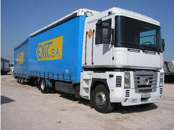 Renault 440 . 18 INT . WITH TRAILER (7X) - משאית וילונות צד