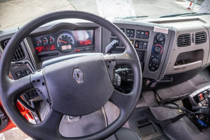 משאית צד נופל/ שטוחה, משאית מנוף Renault KERAX 380DXI+E5+HIABXS 244/5EXT: תמונה 10
