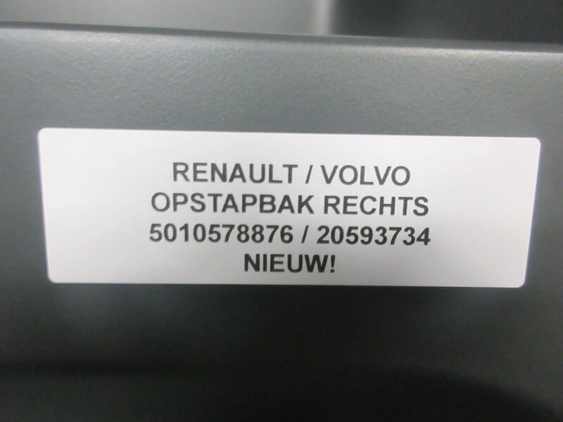 תא ופנים הרכב עבור משאית Renault / VOLVO 5010578876 / 20593734 OPSTAPBAK RECHTS NIEUW!: תמונה 2