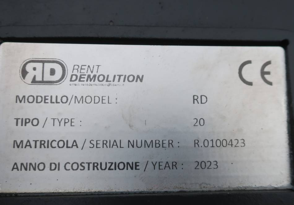 מזמרת הריסה Rent Demolition RD20 Hydraulic Rotation Pulverizer Shear 21~28T: תמונה 10