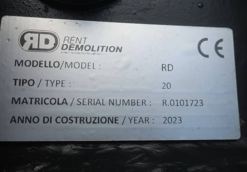 מזמרת הריסה Rent Demolition RD20 Hydraulic Rotation Pulverizer Shear 21~28T: תמונה 10