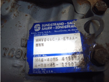 מנוע הידרולי עבור מכונת בנייה Sauer Sundstrand MMV046C-A-EBAA-NNN -: תמונה 3