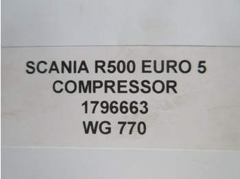 מנוע וחלקים עבור משאית Scania 1796663 compressor Scania R 500 euro 5: תמונה 5