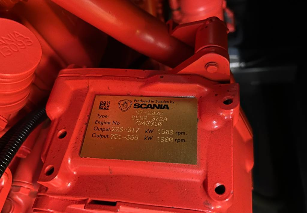 ערכת גנרטורים Scania DC09 - 275 kVA Generator - DPX-17946: תמונה 5