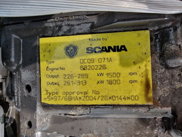 מנוע עבור ציוד תעשייתי Scania DC09 71A Engine (Industrial): תמונה 11