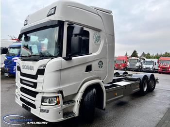 משאית עם שלדת תא Scania G450 Retarder, Steering axle, PTO: תמונה 3