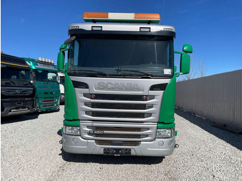 משאית צד נופל/ שטוחה, משאית מנוף Scania G 450 Fassi F295 / EUR 6 / TULOSSA: תמונה 2